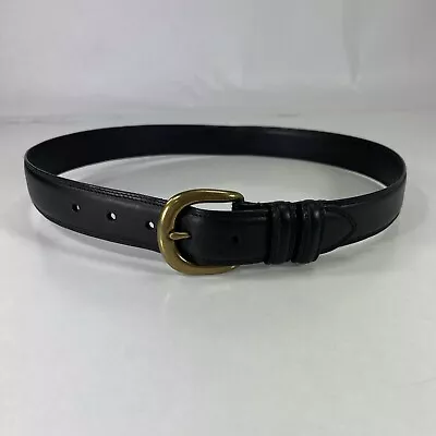 Amanda Smith Black Genuine Leather Belt - Women's Size 30 • $13.60