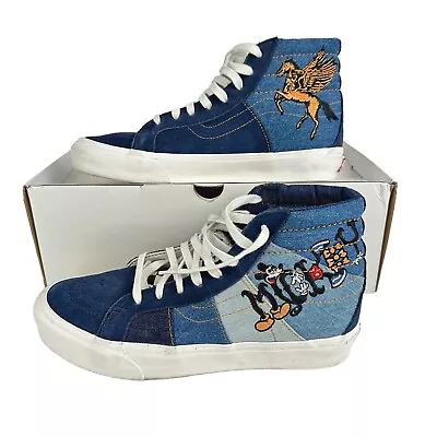 Vans Vault Taka Hayashi Sk8-HI Disney Mickey’s 90th Size 9.5 Indigo • $80