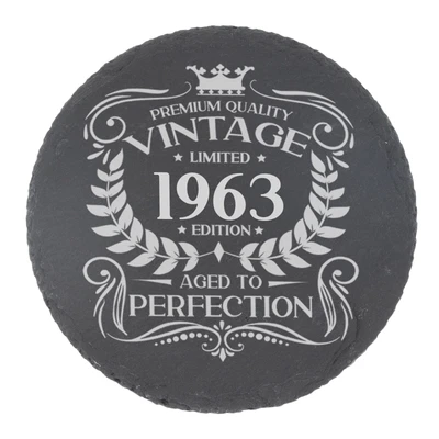 £8.99 • Buy Vintage 1963 Engraved Whisky Whiskey Glass 60th Birthday Gift Aged To Perfection