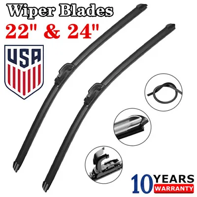 Front Windshield Wiper Blade For VOLVO XC70 2005-2007 XC90 2005-2014 24  22  • $7.98