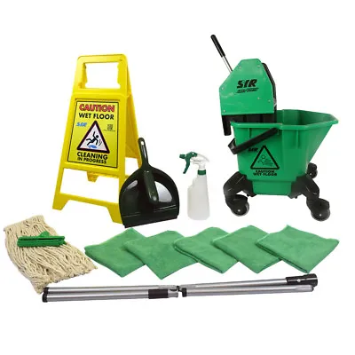 SYR TC20 Mop 20 Litre Bucket Floor Cleaning Starter Kit - Green  • £83.95