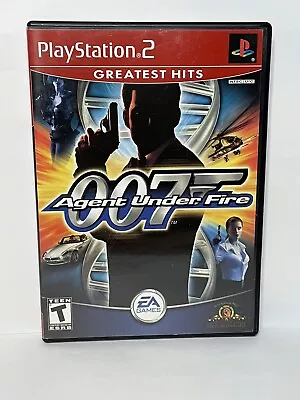 James Bond 007 Agent Under Fire (Sony PlayStation 2 PS2 2001) Complete Tested • $8.49