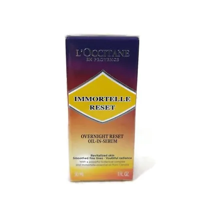 L'Occitane Immortelle Anti-Aging Overnight Reset Oil-In-Serum 30ml NIB • $67.99