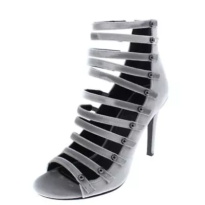 Kendall + Kylie Womens Giaa 2 Silver Dress Sandals 8.5 Medium (BM)  7797 • £10.43