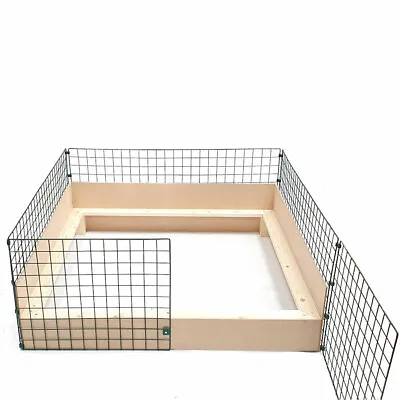 £135 • Buy Puppy Dog Whelping Box 1.2m X 1.2m(4ft X 4ft) With Timber Insert & Pig Rails Pen