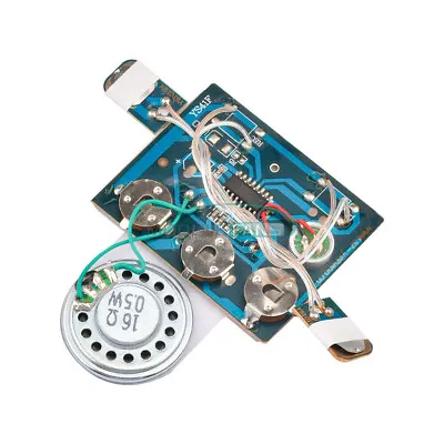 £3.84 • Buy 30S Greeting Card Sound Voice Music Recordable Recorder Board Chip Module DIY
