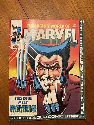 The Mighty World Of Marvel #5 (meet Wolverine Issue) Vintage Comic • £15