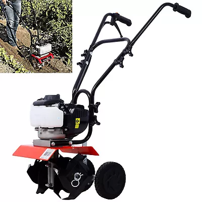 Mini Tiller Cultivator 37.7cc 4-Stroke Viper Engine Gas Powered 9000RPM Tillers • $195.99