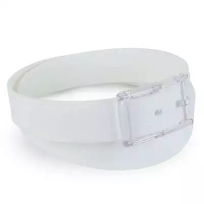 Adjustable Rubber Plastic Jelly Silicone Casual Belt With Buckle For Men Women • $7.06