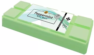 Peppermint Essential Oil Wax Melt | Highly Scented Snap Bar | 50g • £3.77