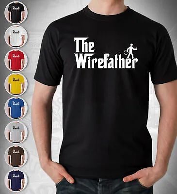 £14 • Buy The Wirefather Sparky Electrician Gift T Shirt
