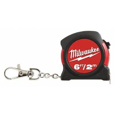 Milwaukee Tool 48-22-5506 Milwaukee 6Ft / 2M Keychain Tape Measure • $4.97