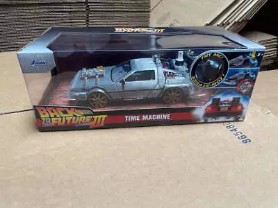 Jada 1/24 Back To The Future 3 III Delorean Time Machine Train Rail Wheels • $32.99