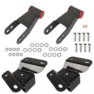 Labwork 4  Lowering Drop Shackles Kit & Hangers For 1973-1996 Ford F100 2WD • $67.55