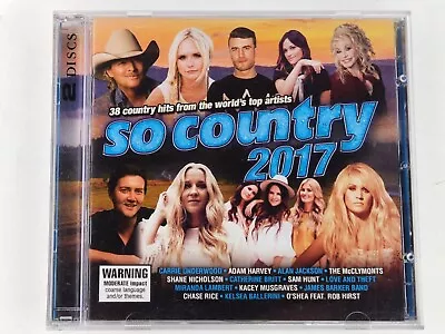 So Country 2017 - 2 Discs - Carrie Underwood - Adam Harvey • $13.50