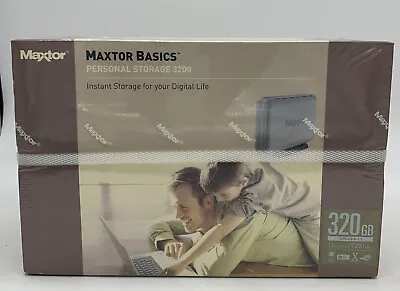 Maxtor Basics Personal Storage 3200 200 GB External Hard Drive New • $48.99