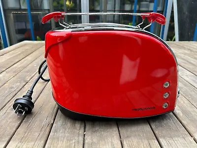 $10 • Buy Morphy Richards Red Toaster 44725 2 Slices Great Condition