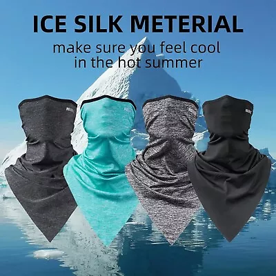 Cooling Neck Gaiter Summer Face Cover Scarf Hat Sun UV Protection Balaclava Mask • $4.99