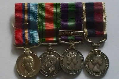£75 • Buy Rhodesia Miniature Group Medals Attributed Fl. Lt. W.J.A.G.E. Dewsbury Rhodesian