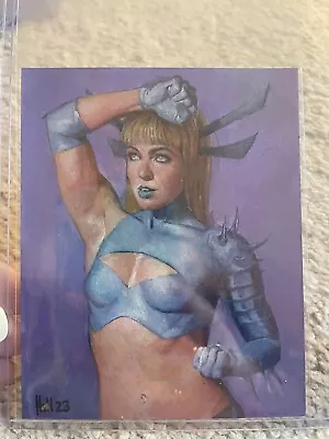 2011 Rittenhouse Marvel Universe Magik Uncut Sketch Card 1/1 Charles Hall • $59