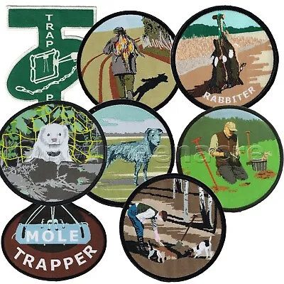 £8 • Buy Fieldsports Patches / Sew On Badges (ferrets, Shooting, Lurcher, Trapper)