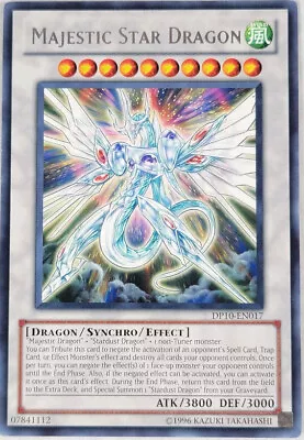 Unlimited Edition Majestic Star Dragon DP10-EN017 Near Mint Rare • $3.99