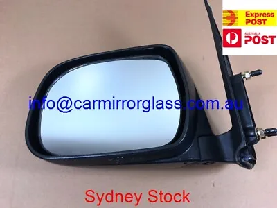 $47 • Buy Left Passenger Side Door Mirror For Toyota Hilux 2005 - 2015 (black Manual)