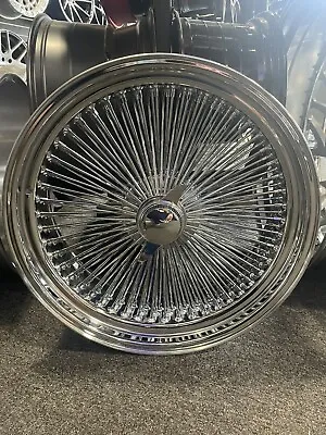 20  PLAYER CHROME WIRE WHEEL AND Vogue TIRE PACKAGE (FORGIATO DAYTON AMANI) • $4300