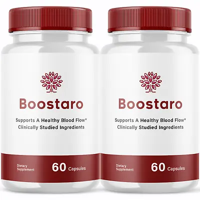 (2 Pack) Boostaro Boostaroo Male Virility Blood Flow Supplement (120 Capsules) • $37.95