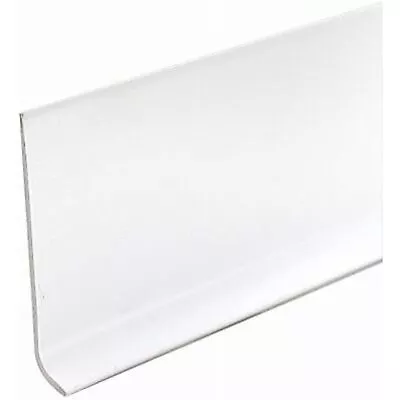 MD Building Products White 75507 Vinyl Wall Base Bulk Roll 4 Inch-by-120-Feet • $105.79