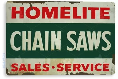 Homelite Chain Saw Sign C402 • $10.25