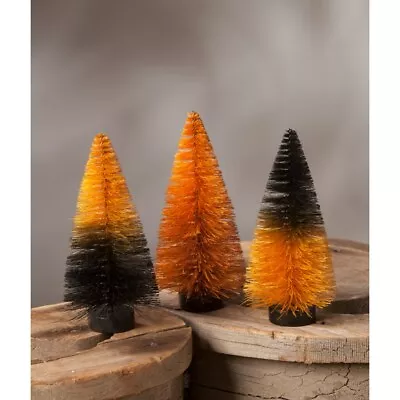 Bethany Lowe Magic Ombre Mini Bottle Brush Trees ~~ Set Of 3 ~~ FREE SHIPPING  • $25.99