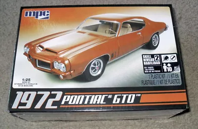 MPC MPC711L/12 1972 Pontiac GTO Model Kit 1:25 / New / Sealed • $27.99
