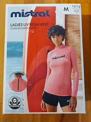 £15.95 • Buy Mistral Ladies 50+UV Sun Protection Top For Watersports/Beach Size Medium 12/14
