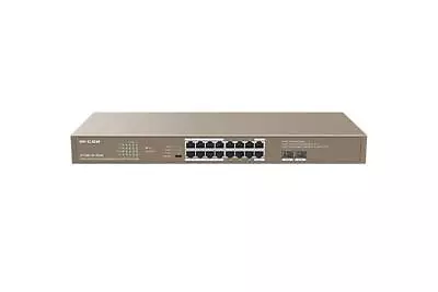 Tenda IP COM G1118P-16-250W 16GE+2SFP Ethernet Unmanaged Switch With 16-Port PoE • £109.99