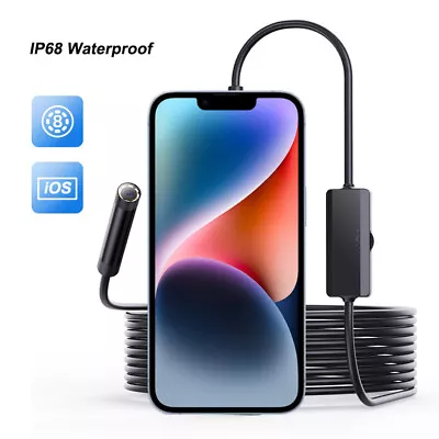 £18.99 • Buy Direct Plug To IPhone IOS Borescope Endoscope Snake Inspection Camera Waterproof