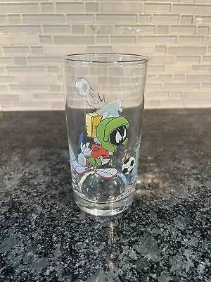 Marvin The Martian Soccer Smucker's Jelly Glass 1998 Looney Tunes Vintage • $20