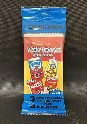 2014 Topps Chrome Wacky Packages Sealed Value Pack - QTY AVAIL • $18.95