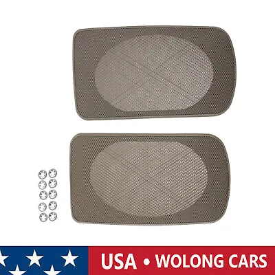 Set Of 2 Rear Speaker Grille Covers Tan Fit For Toyota 2002-2006 Camry • $18.80