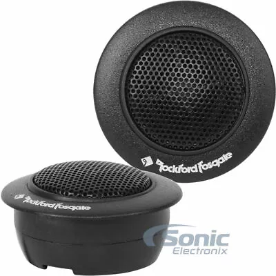 Rockford Fosgate R1T-S Prime Series 80W 1  Mylar Balanced Dome Car Tweeters • $46.99