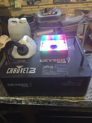 Chauvet Geyser Upright Jet Dmx Hazer Smoke Led Haze Club Dj Disco Club • £300