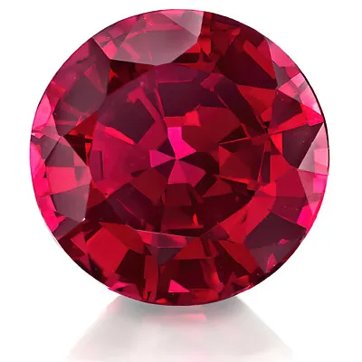 Lab Grown Ruby Round 9mm Wholesale Lot Of 1 Gemstone • $3