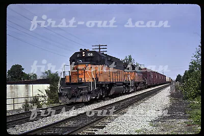 F Original Slide - Milwaukee Road MILW 139 Action On Frt Louisville KY 1985 • $8.50