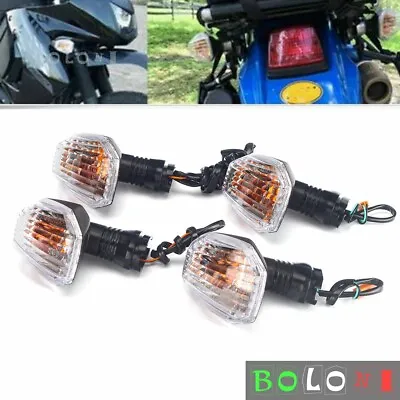 Front + Rear Turn Signal Light For KAWASAKI KLR650 2008-2018 KLE500 KLE650 ZX-6R • $32.20