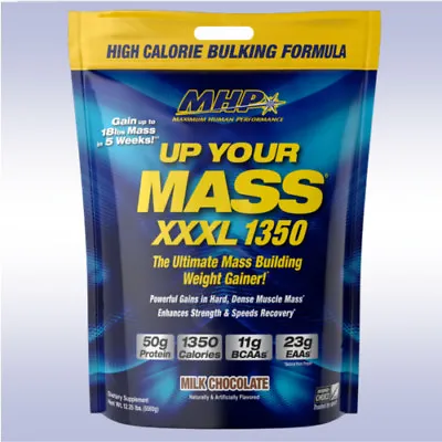 MHP UP YOUR MASS XXXL 1350 (12 LB) Whey Protein Weight Gainer Dark Matter Xpel • $79.95