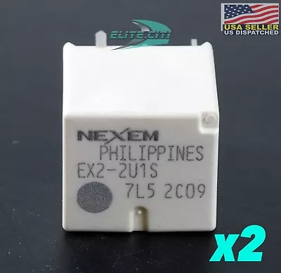 2pcs- EX2-2U1S MFR= NEC/ Tokin Automotive Relays SPDT Momentary 12VDC 30A • $14.62