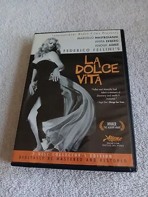 La Dolce Vita (DVD 2004 2-Disc Set Collectors Edition) Federico Fellini! Koch • $13.49