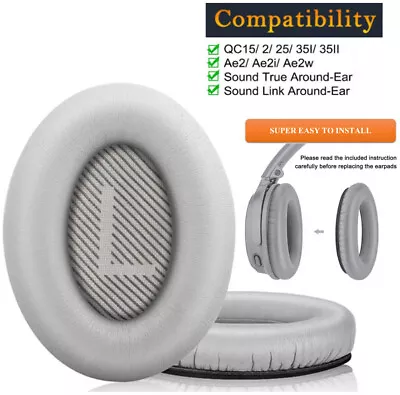 Replacement Ear Pads Cushions Bose QuietComfort 35 (QC35) Quiet Comfort 35 II AU • $34.64