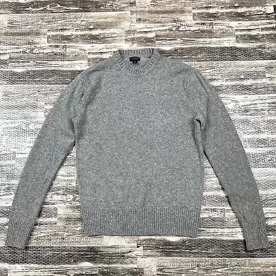 J. Crew Womens Sz S Gray Merino Wool Blend Pullover Crewneck Long Sleeve Sweater • $15