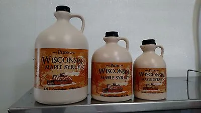 100% Pure Wisconsin Maple Syrup Grade B/New Grading Grade A Dark Robust  • $31.25